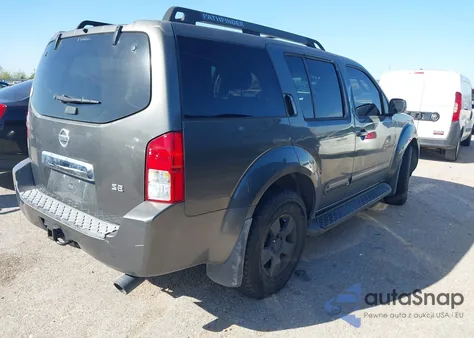 2006 Nissan Pathfinder Se z USA, uszkodzony, nr VIN 5N1AR18W26C620652